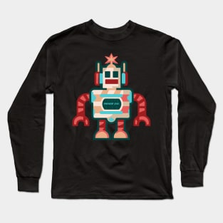 Christmas robot Long Sleeve T-Shirt